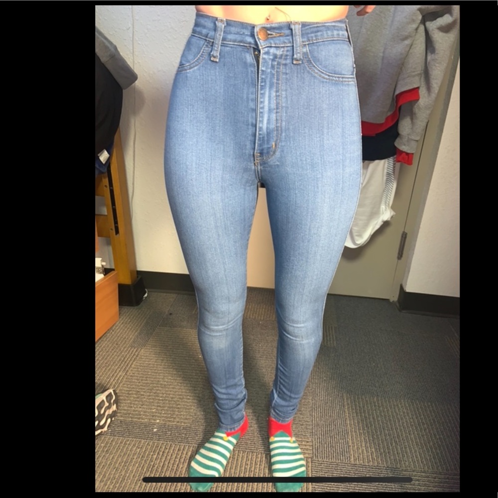 High Wasted Skinny Jeans